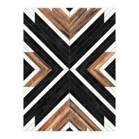 Urban Tribal Pattern No.1 - Concrete and Wood (Print Only)