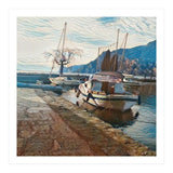 Boats on GardaSee, Italy. (Print Only) thumbnail