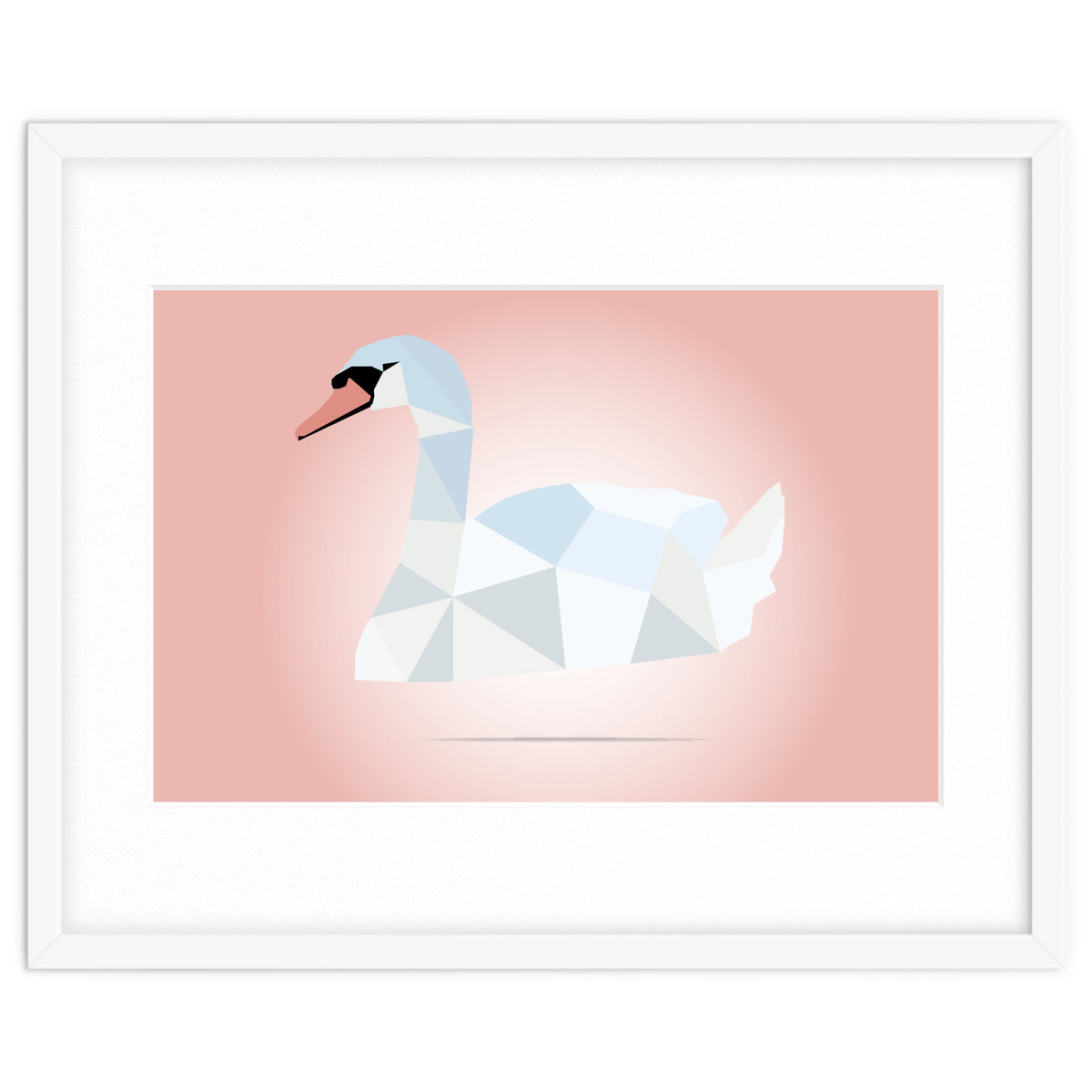 Swan Low Poly Art
