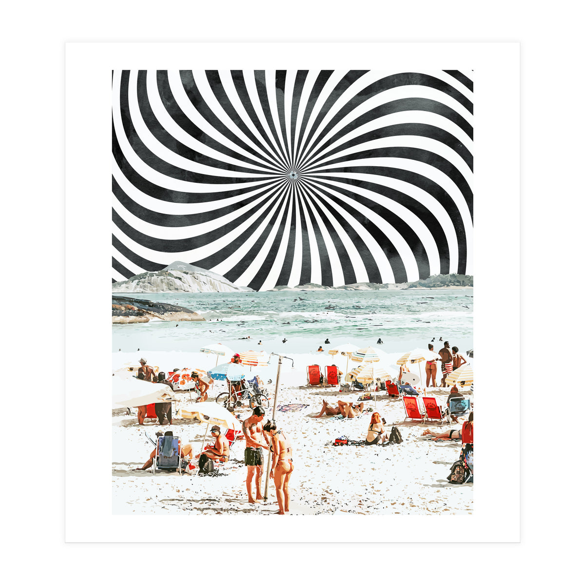 Summer On The Beach (Print Only)