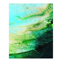 Stormy Mint And Green 1 (Print Only)