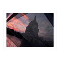 St Paul's Cathedral, reflection (Print Only)