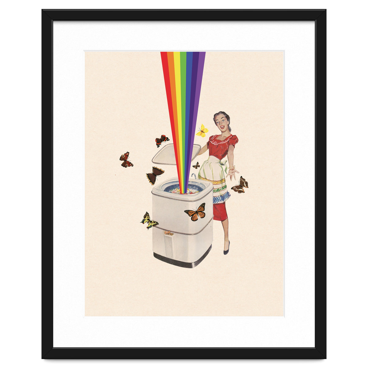 Rainbow Washing Machine