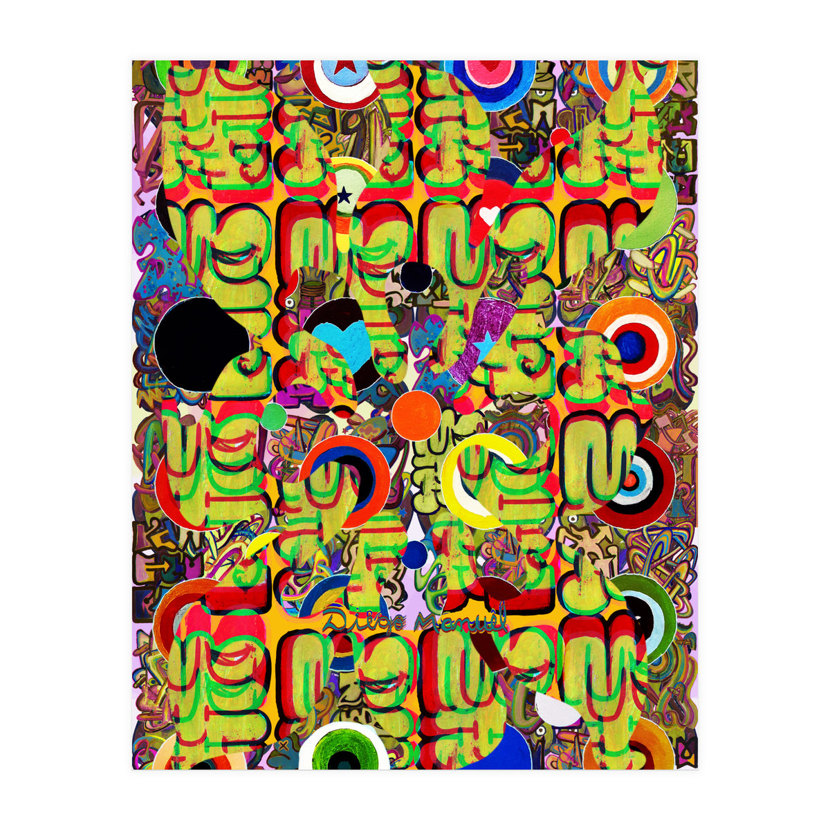 Fuego Y Graffiti 74 (Print Only)