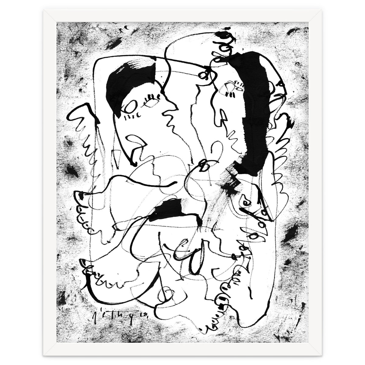 Dancing Forever - b&w