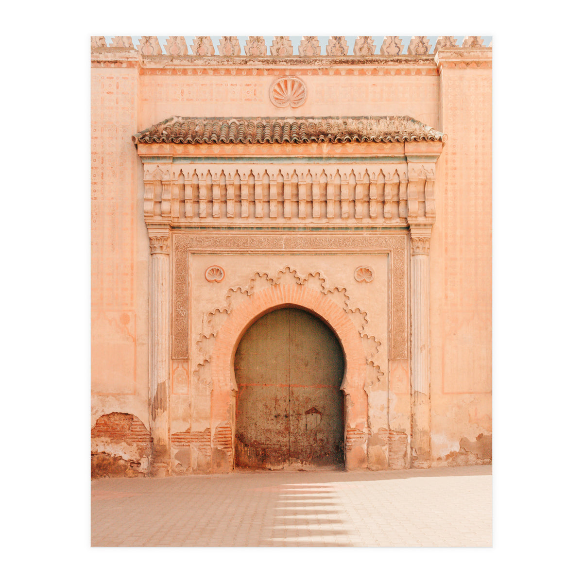 Grand Moroccan Door Marrakech (Print Only)