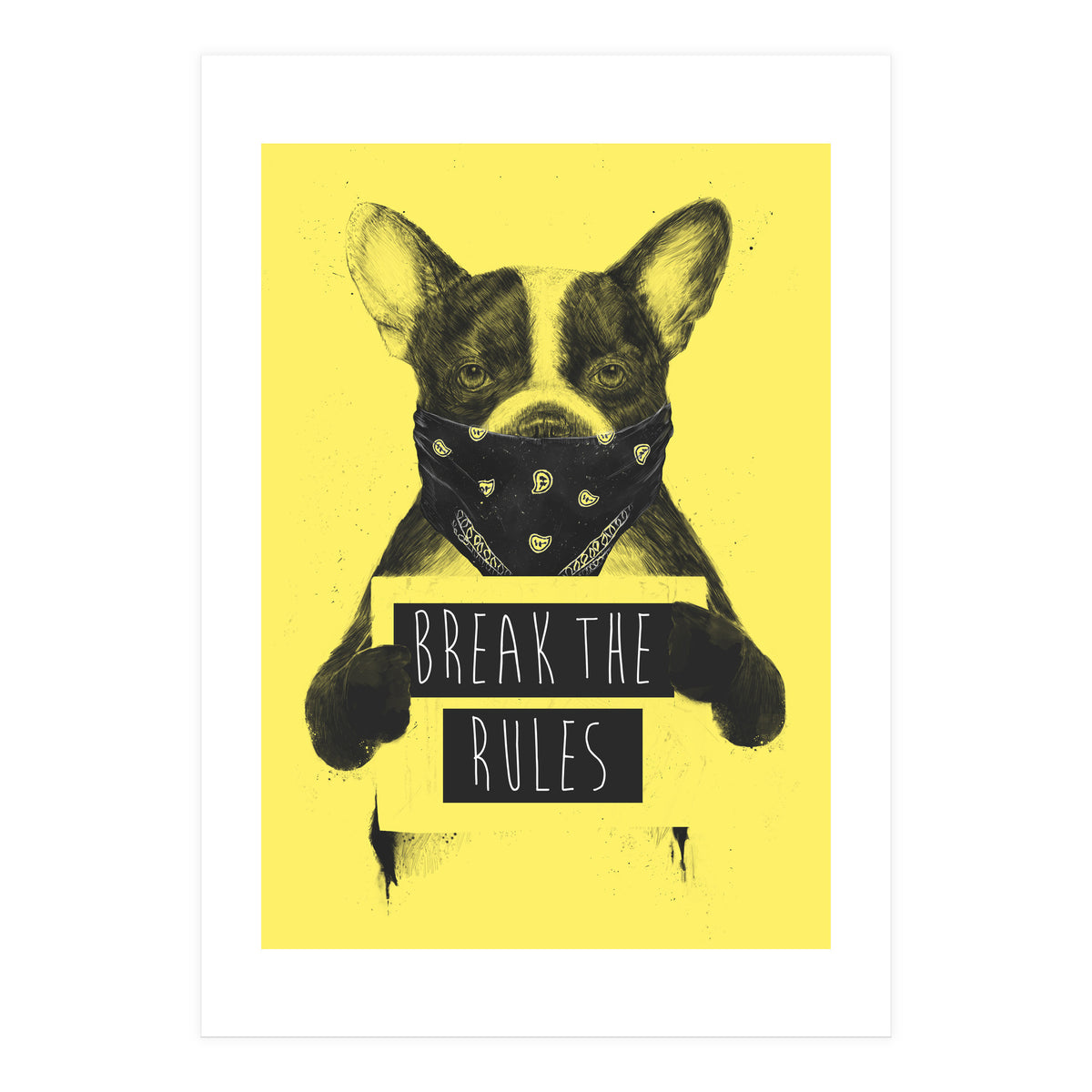 Rebel Dog Yellow (Print Only)