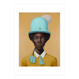 Girl in Hat Portrait Painting (Print Only) thumbnail