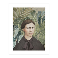 Frida With Plants (Print Only)