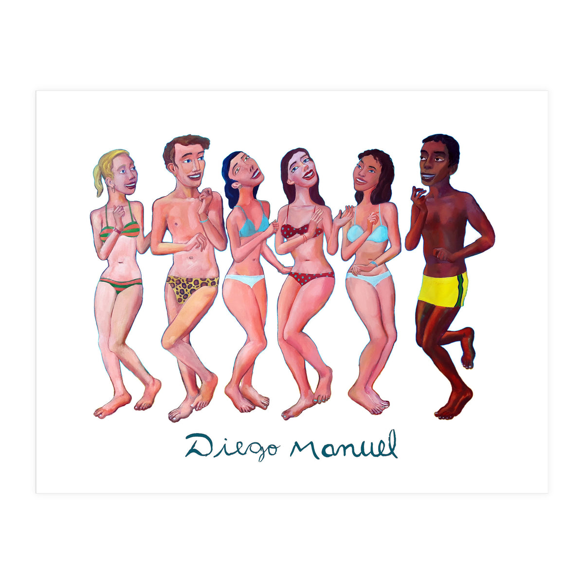 Fiesta En La Playa 3b (Print Only)