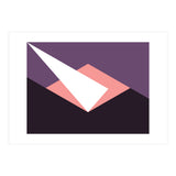 Geometric Shapes No. 59 - pink & purple (Print Only) thumbnail