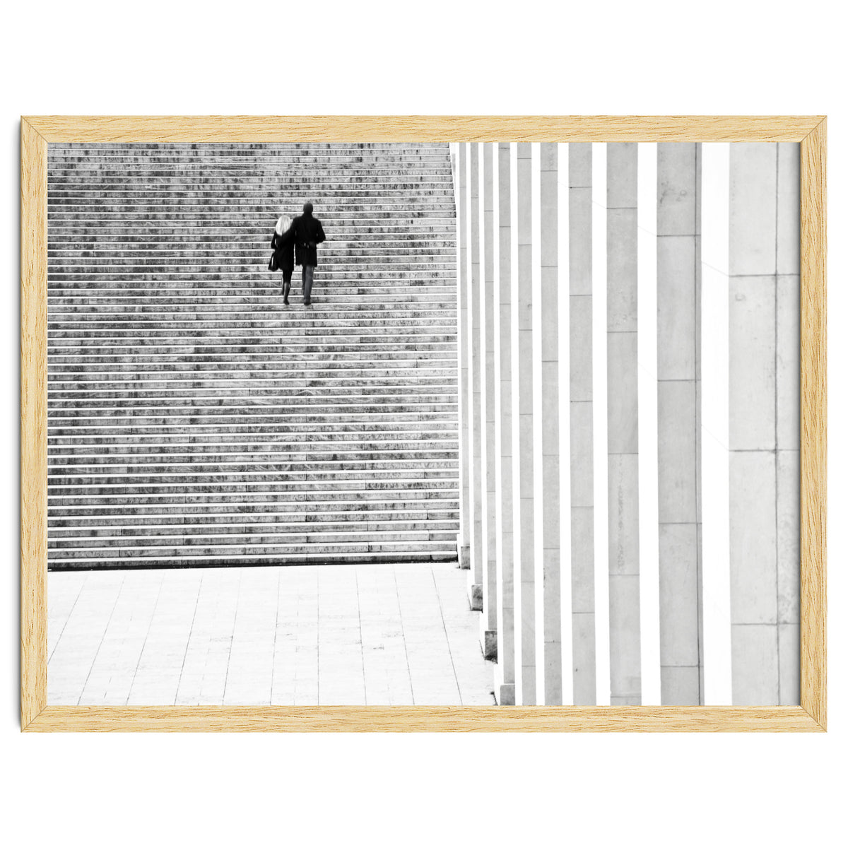 Couple On Stairs, Paris