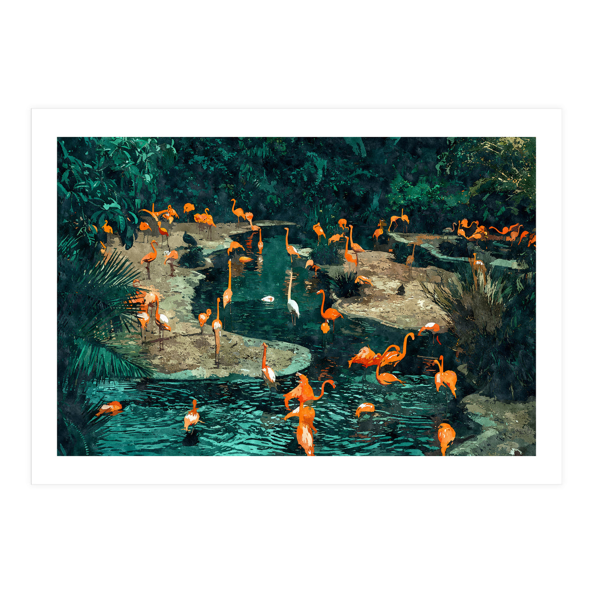 Flamingo Creek (Print Only)