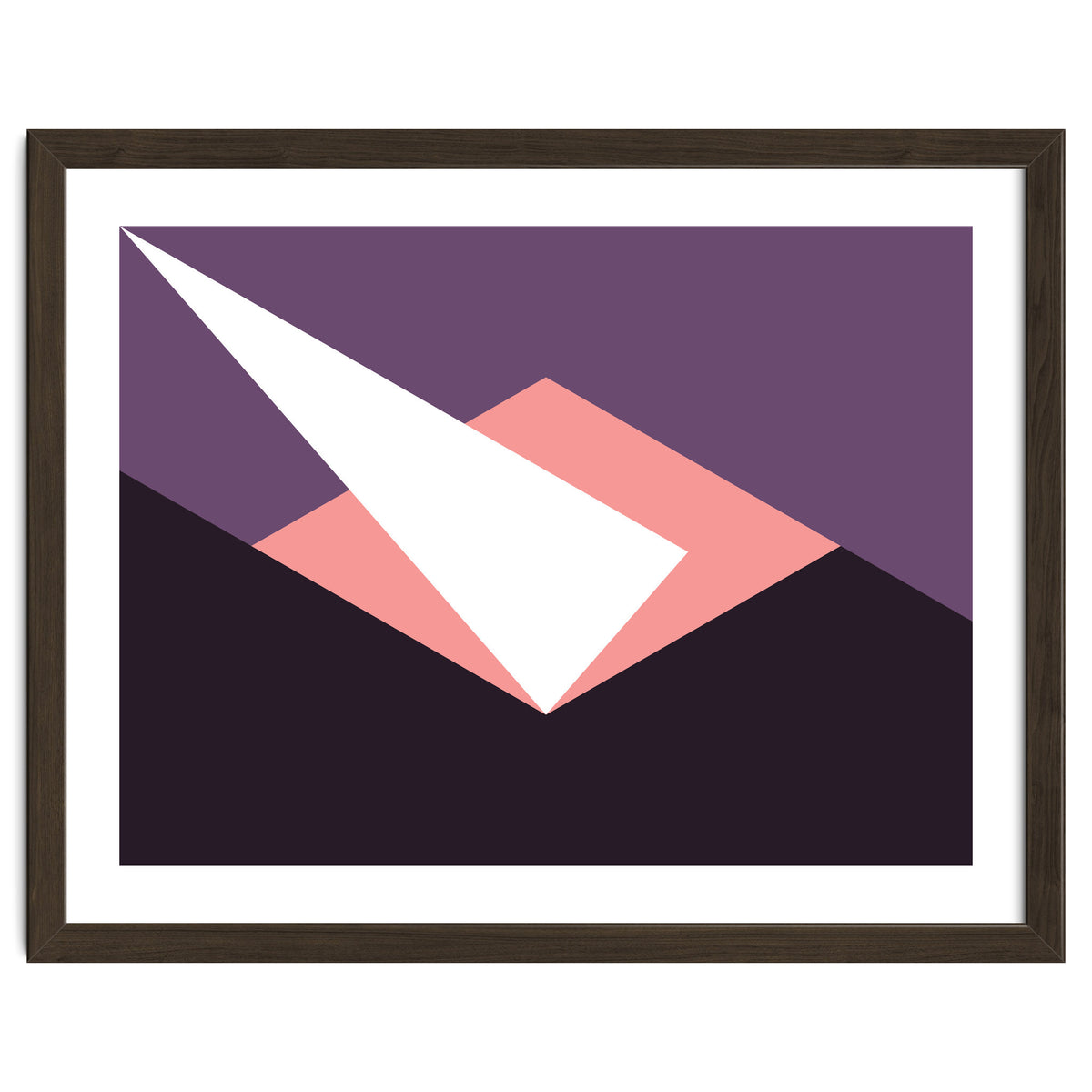 Geometric Shapes No. 59 - pink & purple