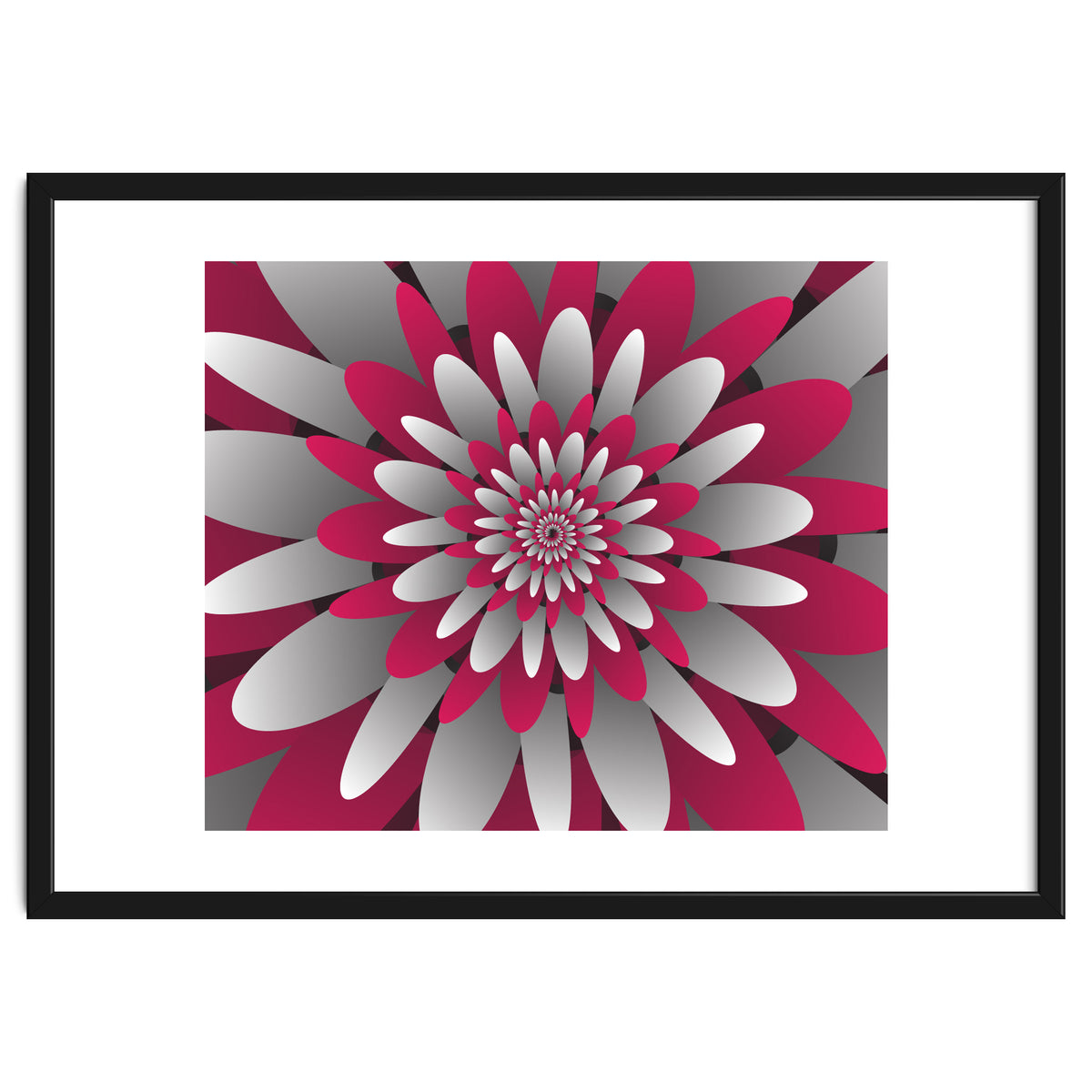 Paper Cut Flower Spiral