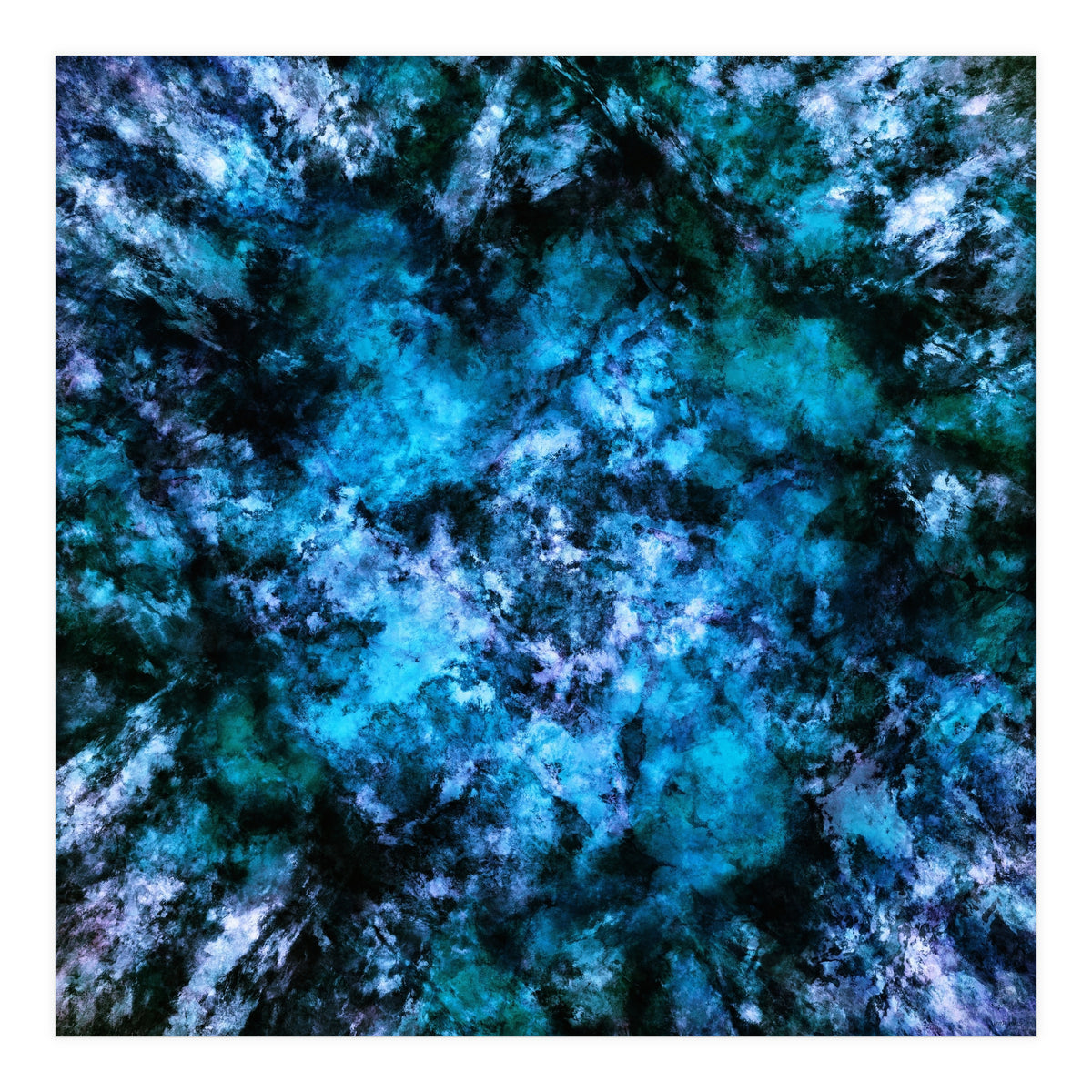 Blue Burst (Print Only)