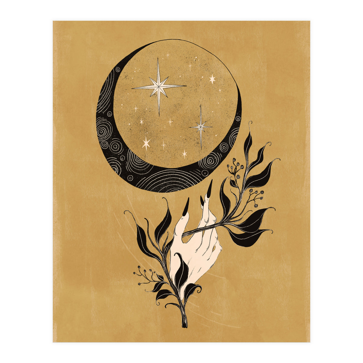 Wicked Hand With The Moon (Print Only)
