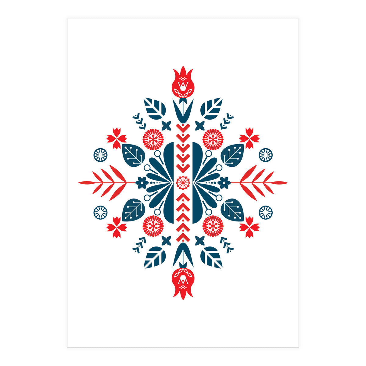 Scandinavian Folk Patterns  (Print Only)