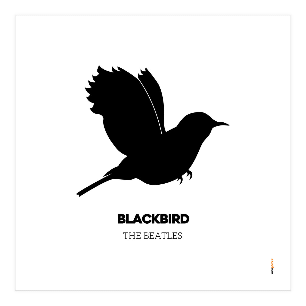 The Beatles Blackbird (Print Only)