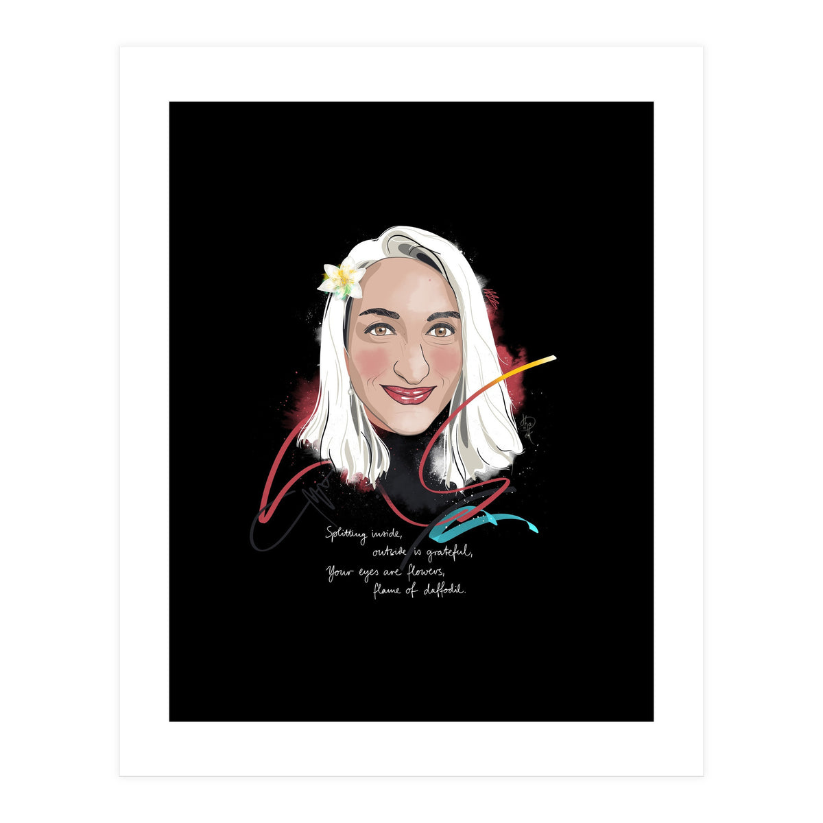 Flame Of Daffodil (Print Only)