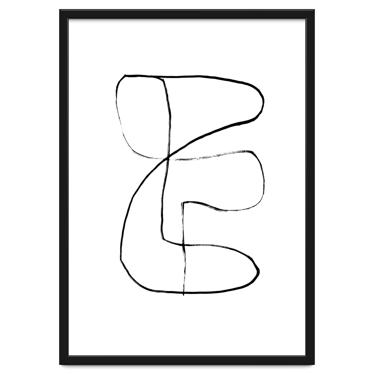 Mid-Century Line Art Print #1