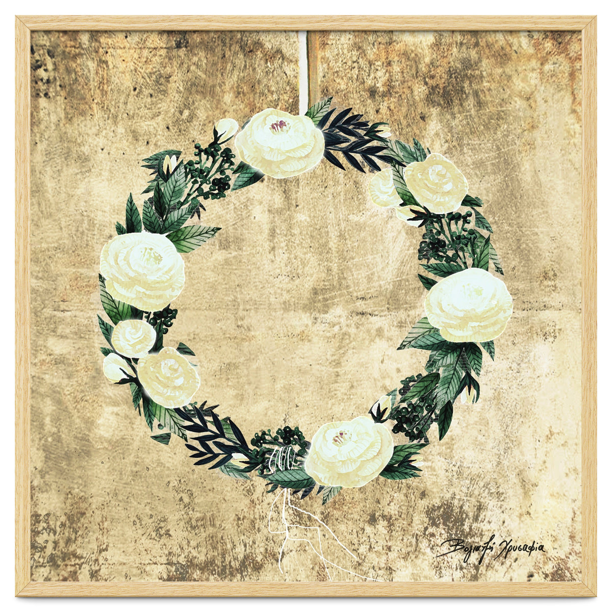 Wreath #White Flowers #Royal collection