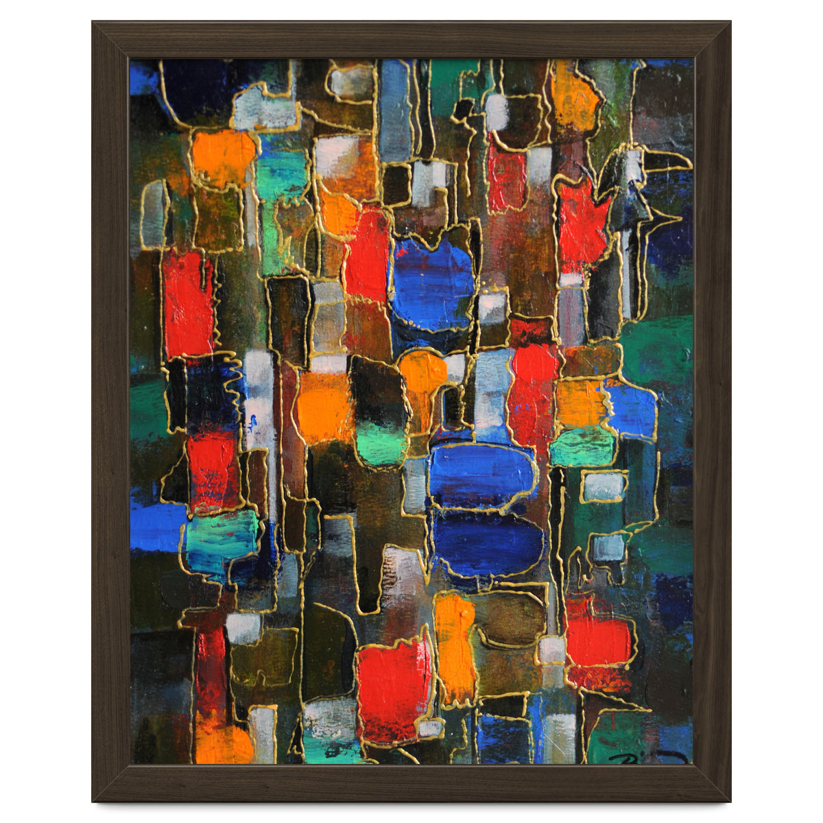 Abstract Brooklyn...38x28.cm. Acrylic