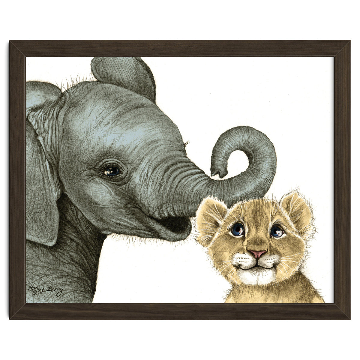 Best Friends, Elephant and Lion