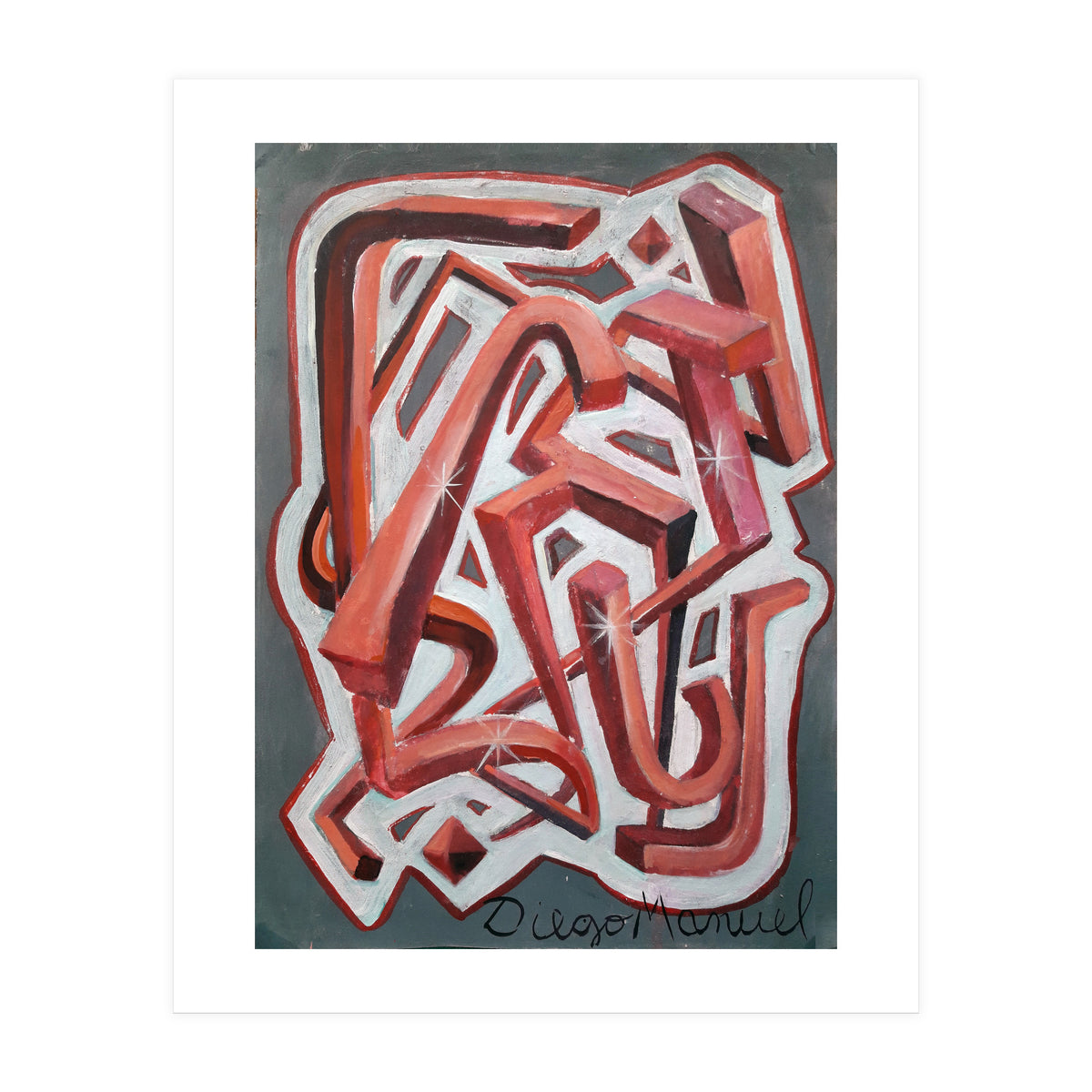 Formas En El Espacio 34 (Print Only)