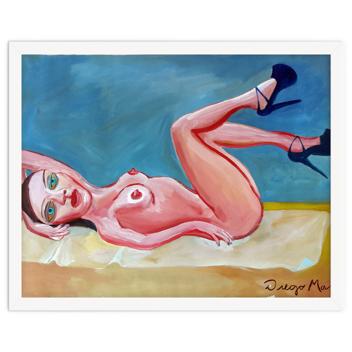 Reclining girl