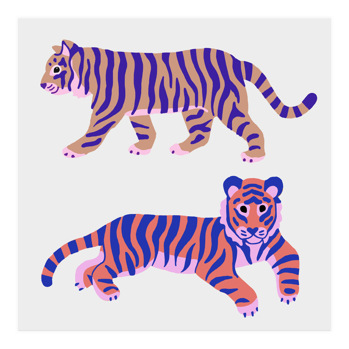 Tigers Squre (Print Only)