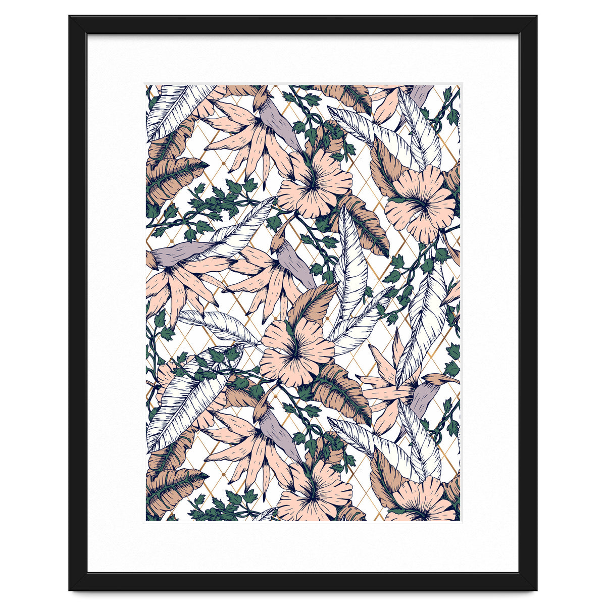 Exotic flowering and pattern geometric