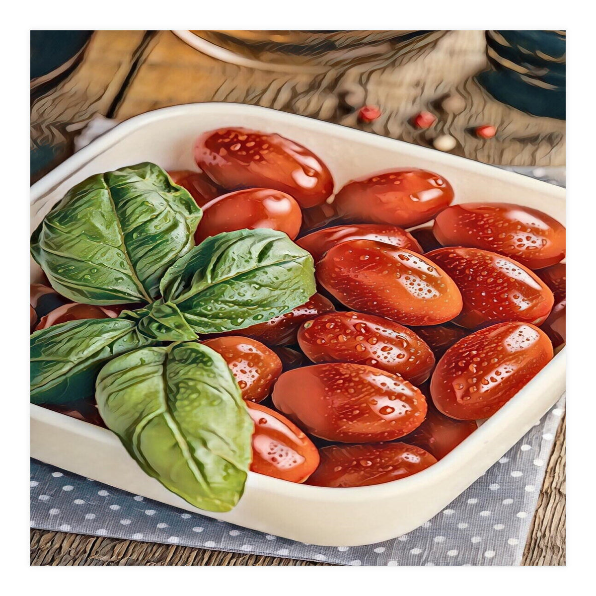 Fresh Tomatoes Italian Cuisine (Print Only)