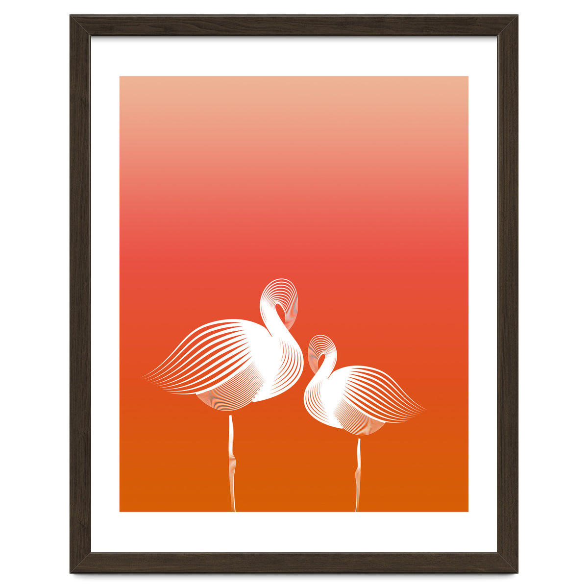 Meditating Flamingos