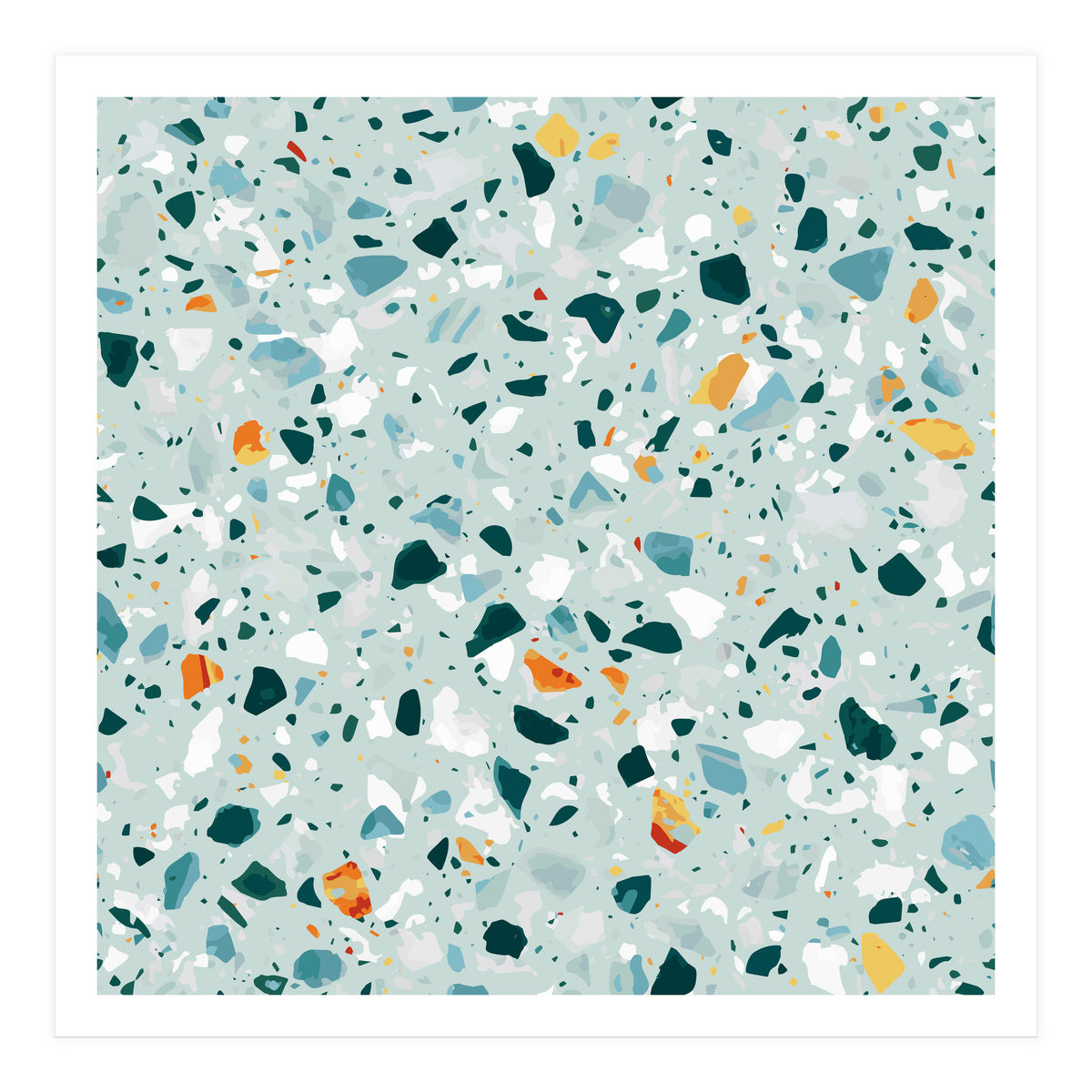 Mint Terrazzo (Print Only)