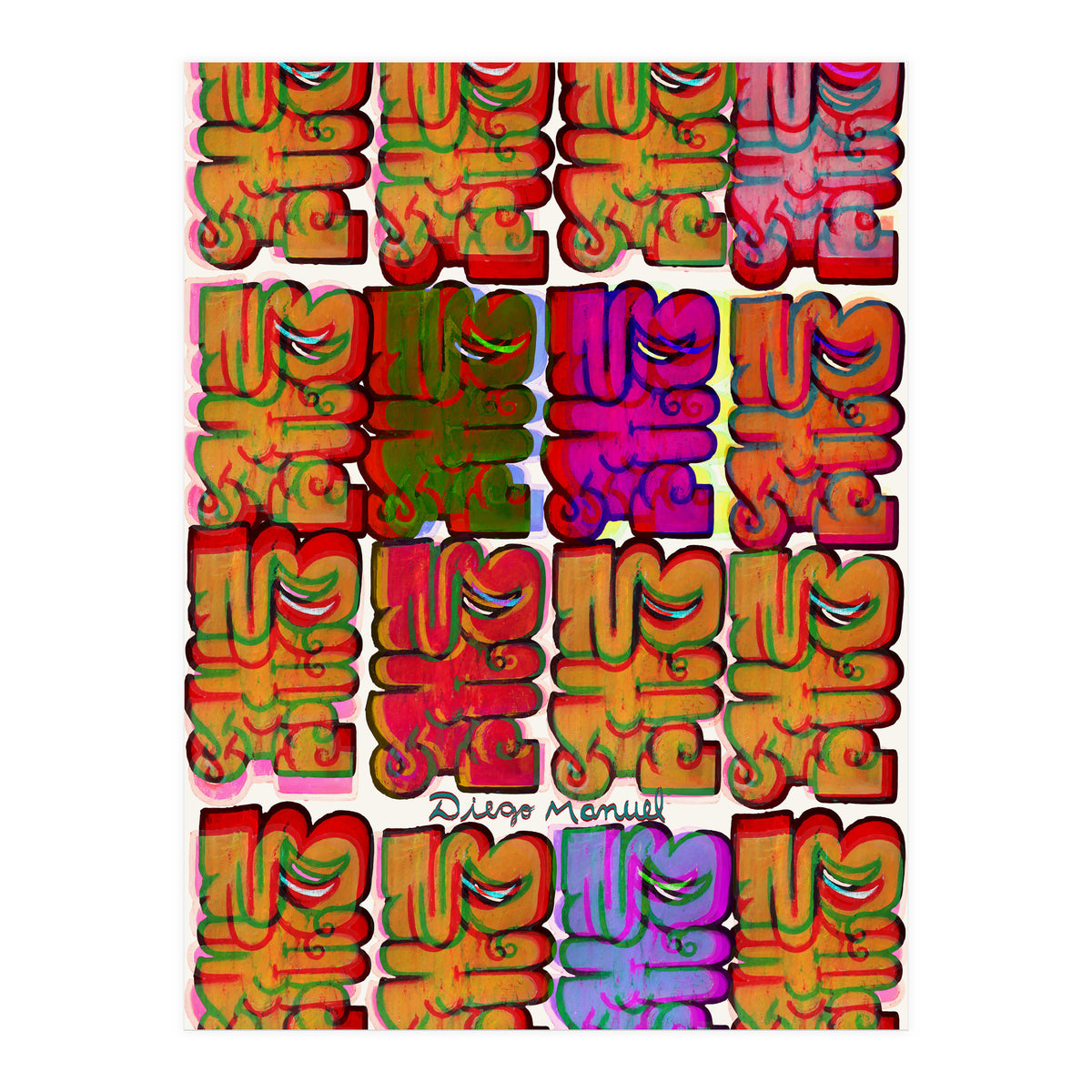 Graffitis 2021 Tapiz 135 (Print Only)