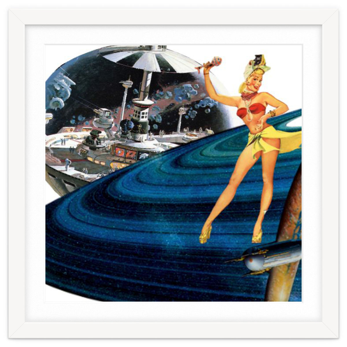 Dancer on Saturn Rings