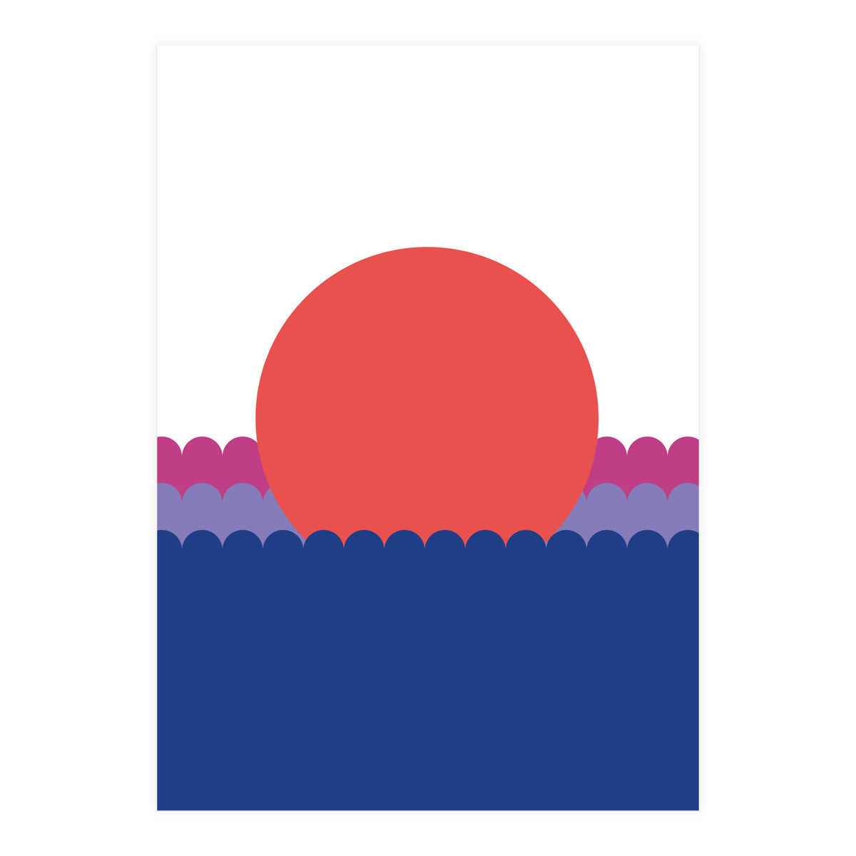 Sunset1 Rgb  White (Print Only)