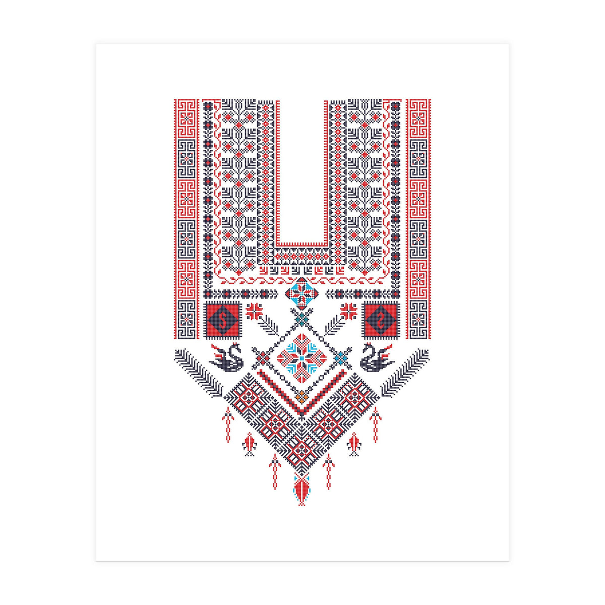 Tatreez Ornament 9 (Print Only)