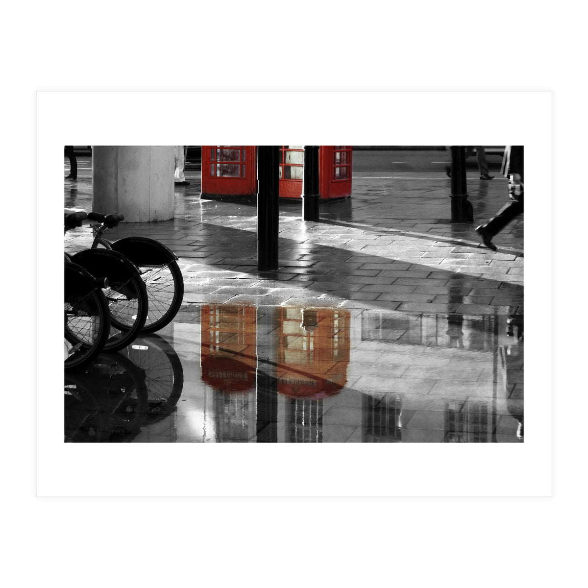 London Rainy Streets  (Print Only)