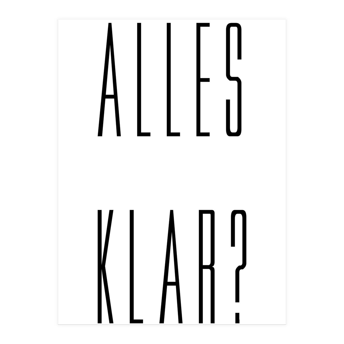 Alles Klar - German vocabulary! (Print Only)