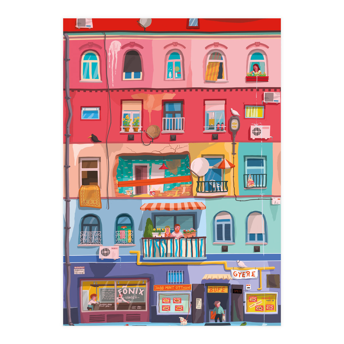 Frontage Budapest (Print Only)