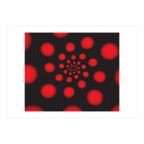 Red Spiral Dots (Print Only) thumbnail