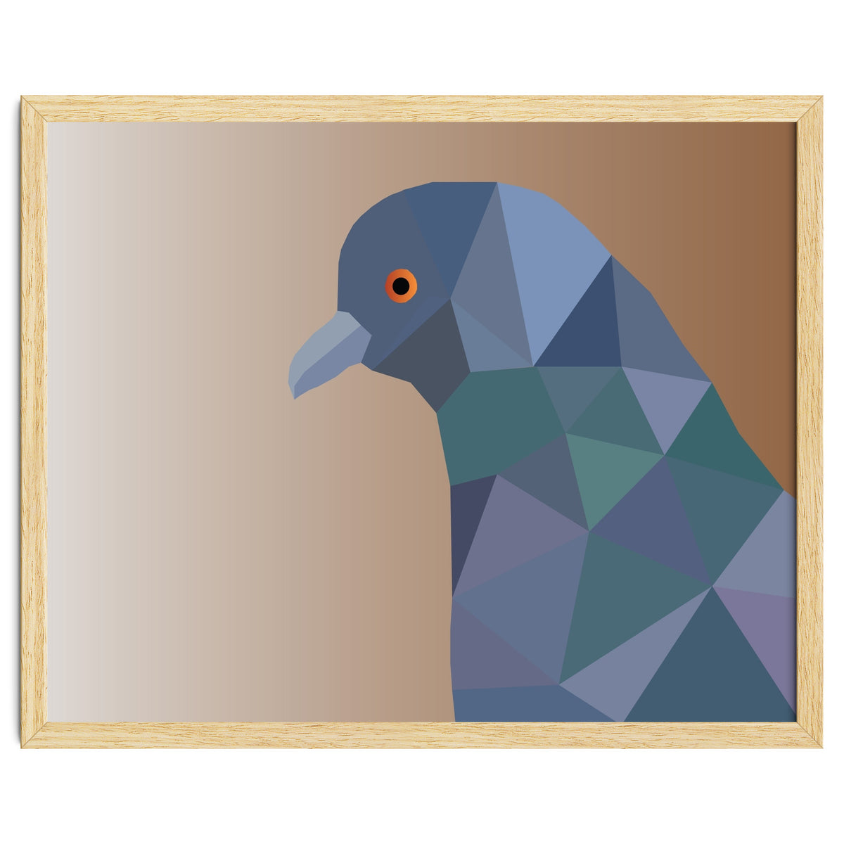Pigeon Low Poly Art