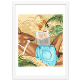 Keep Palm & Carry On Wall Art | Tropical Beach Bikini Fashion Travel Chai thumbnail