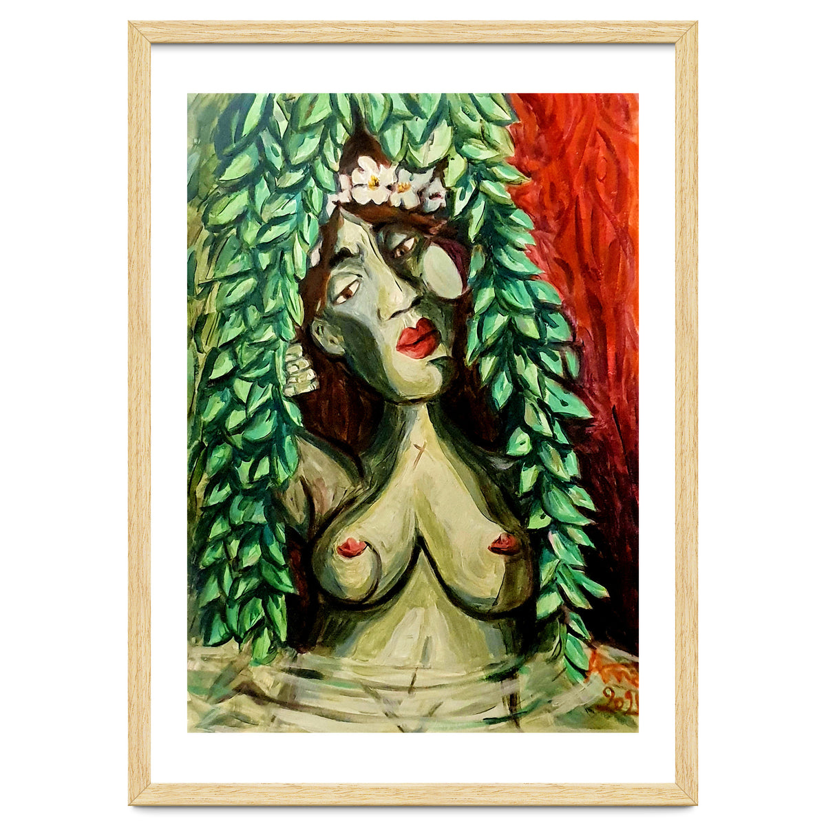 Under the willow tree