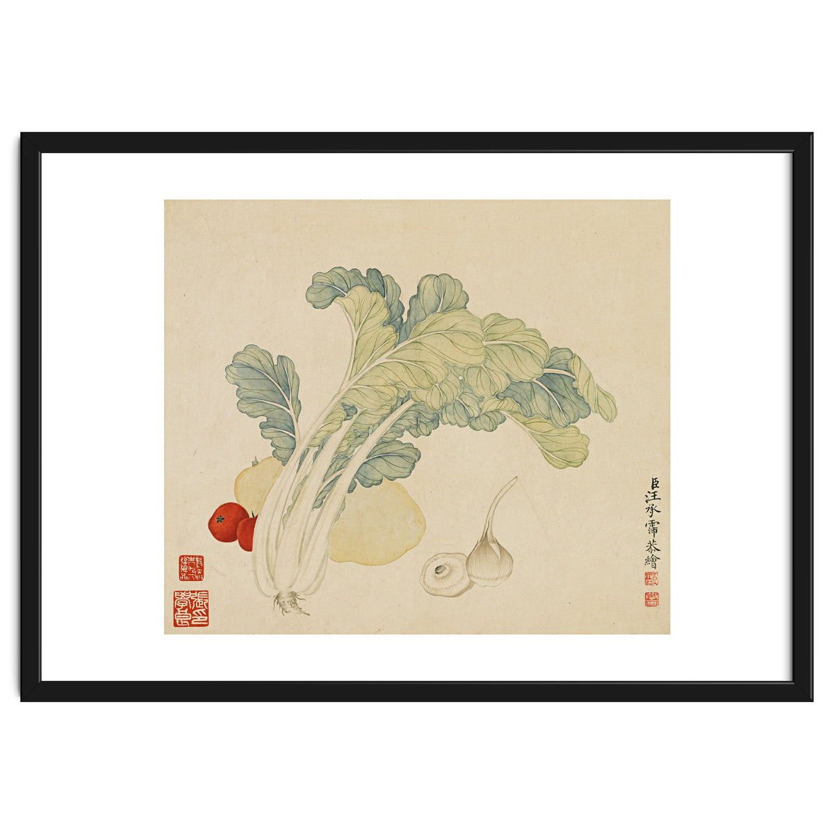 Wang Chengyu ~flowers, Vegetables, Chinese Cabbage, Potatoes, Garlic, Tomatoes, Vegetables
