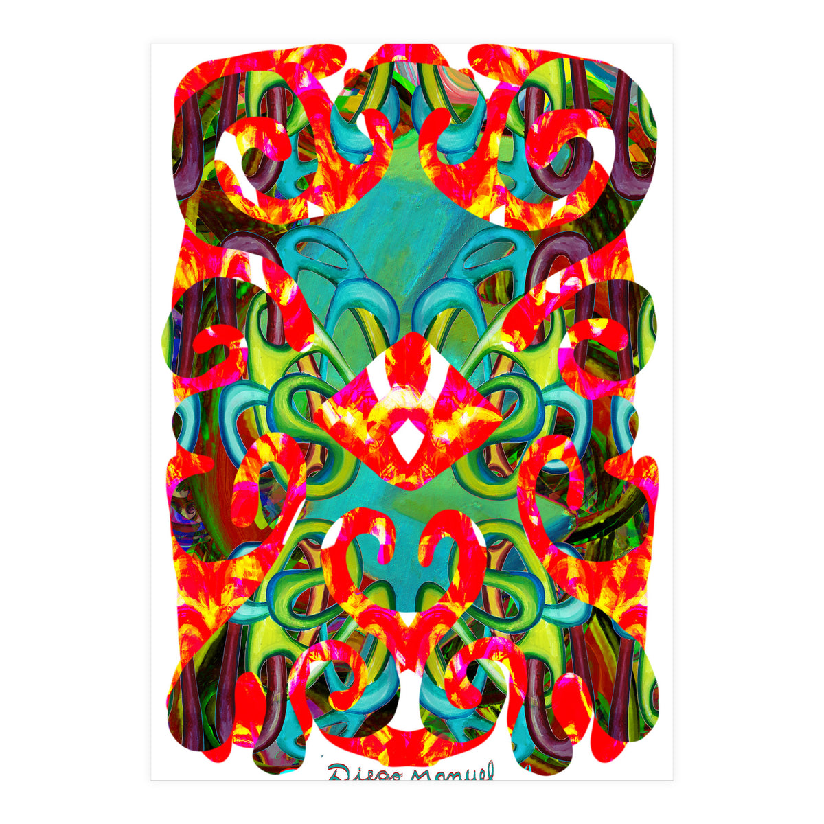 Pop Abstract Asimetrico 34 Copia (Print Only)