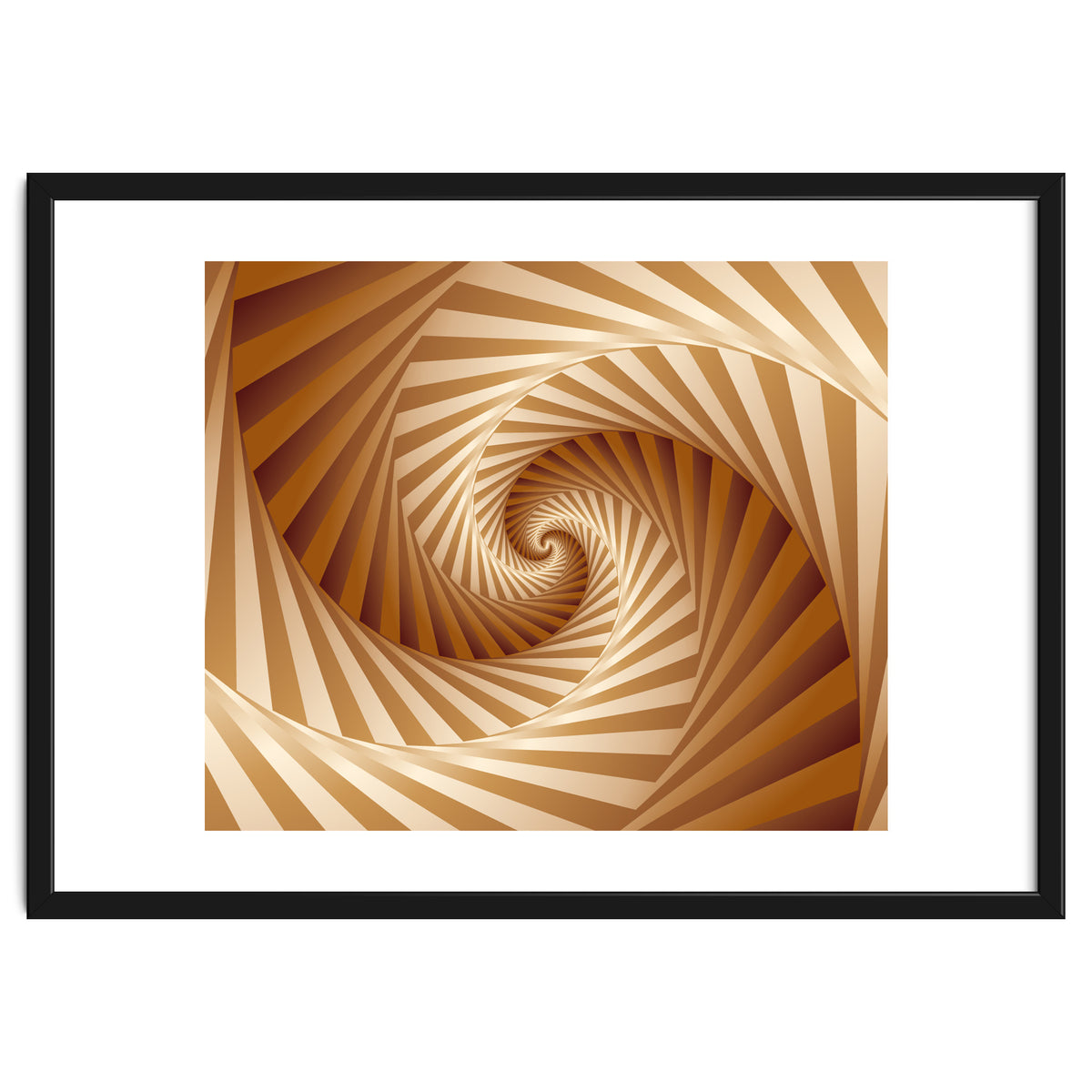3D Effect Spiral Pattern