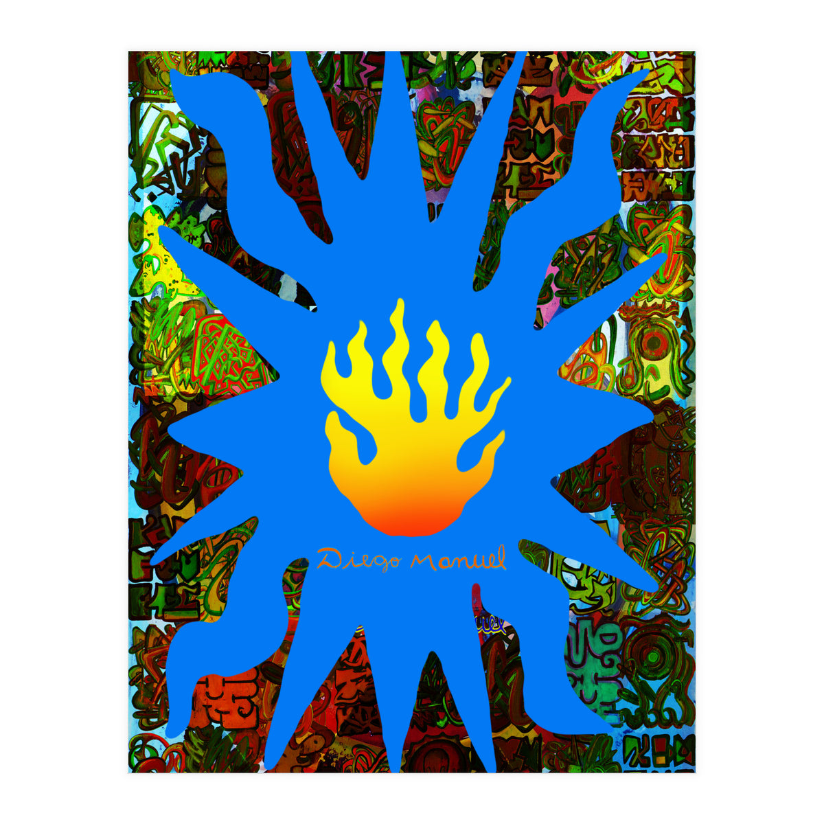 Fuego Y Graffiti 63 (Print Only)